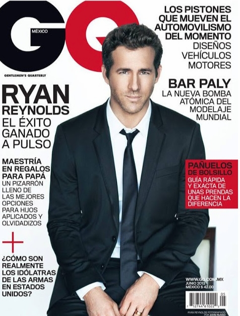 RYAN REYNOLDS登上墨西哥版《GQ》2013年6月号