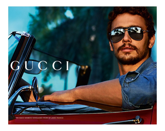 JAMES FRANCO演绎GUCCI 2013秋冬男装眼镜广告