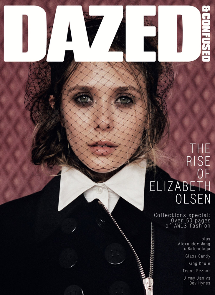 1 Elizabeth Olsen为《Dazed & Confused 》九月刊拍摄封面及内页大片