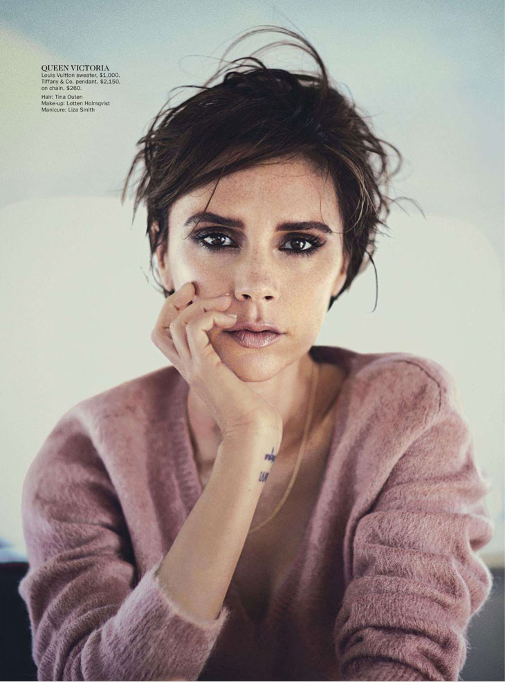 Boo George 为Victoria Beckham 拍摄澳大利亚版《Vogue》杂志九月刊内页大片 图6