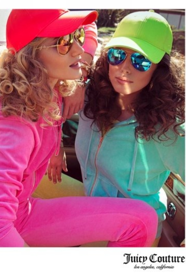Rosie Huntington-Whiteley和Emily DiDonato为Juicy Couture 2014春夏系列拍摄广告