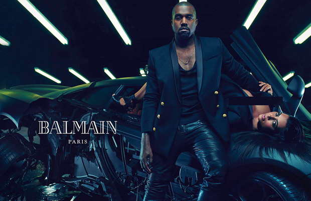 Kanye WestKim KardashianΪBalmain 2015װϵйͼƬ