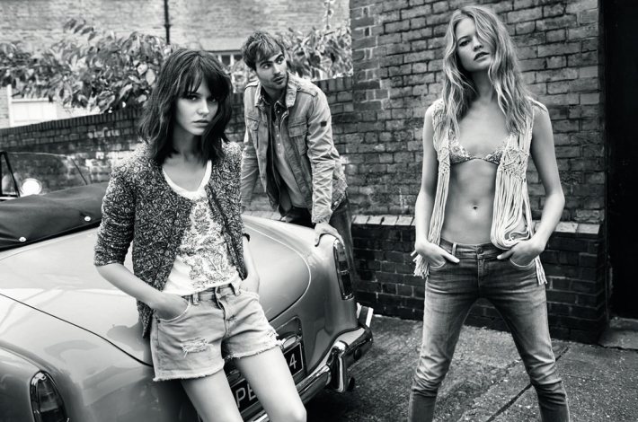 Behati Prinsloo代言Pepe Jeans London2014春夏系列广告