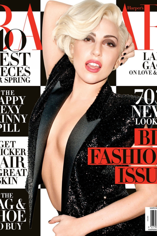 Lady Gaga桶Harpers Bazaar