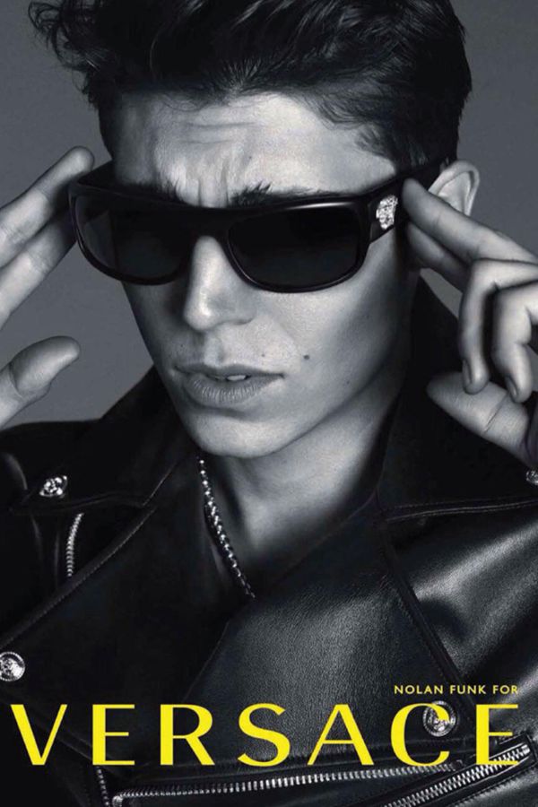 Nolan Gerard Funk拍摄Versace 2014春夏系列眼镜广告