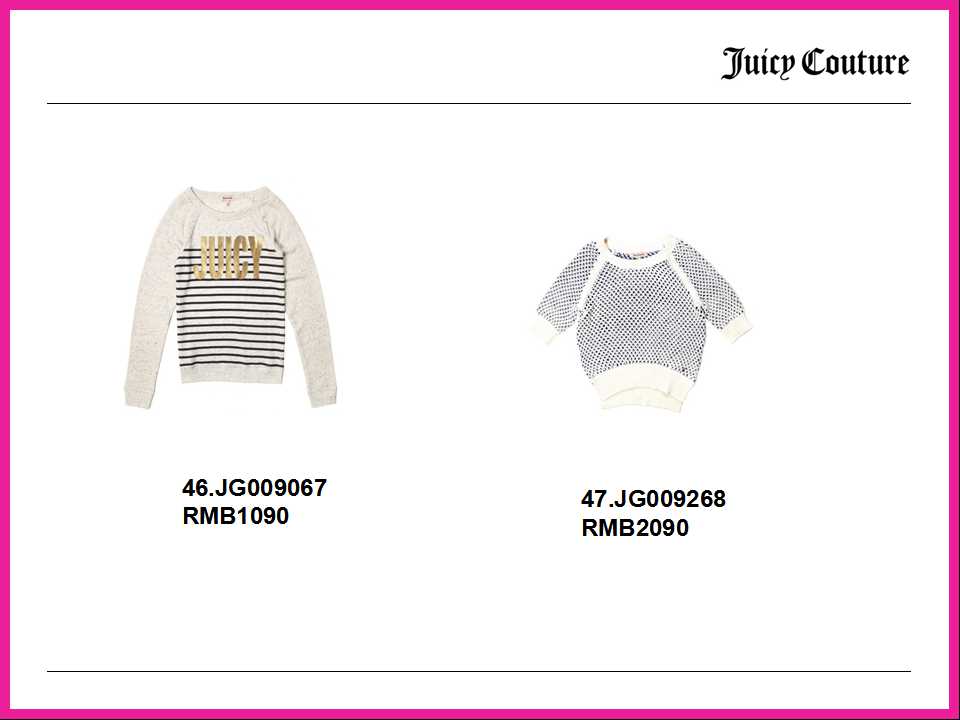 Juicy Couture 2014 ŮװϵƷ¼ͼƬ