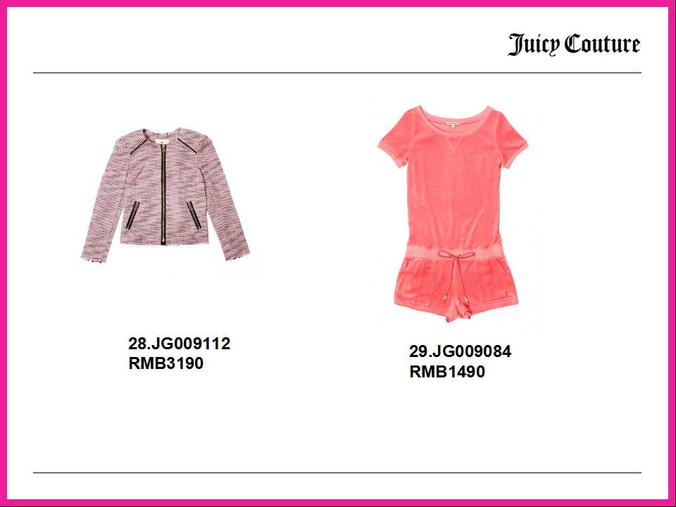 Juicy Couture 2014 ŮװϵƷ¼ͼƬ