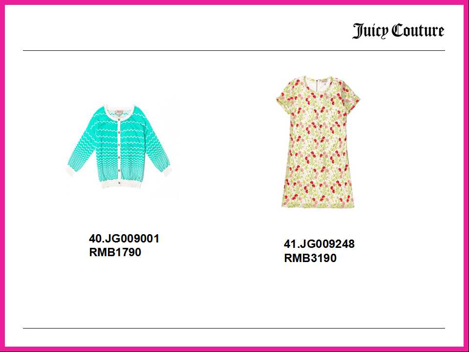 Juicy Couture 2014 ŮװϵƷ¼ͼƬ