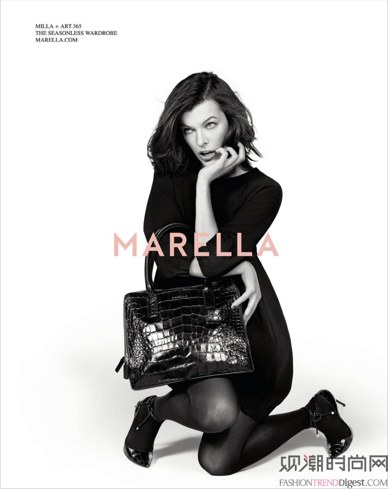 Milla Jovovich 代言Marella 2014秋冬广告