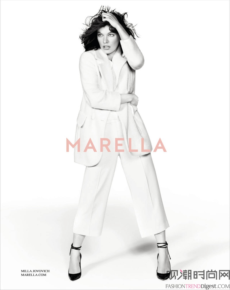 Milla Jovovich 代言Marella 2014秋冬广告