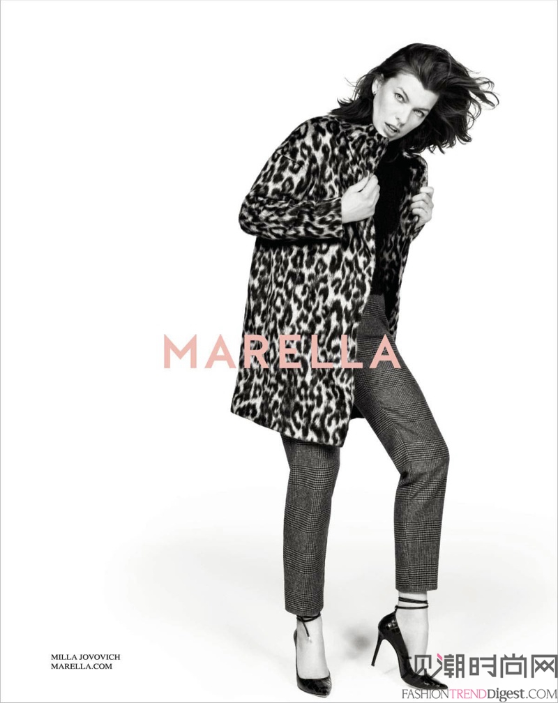 Milla Jovovich 代言Marella 2014秋冬广告