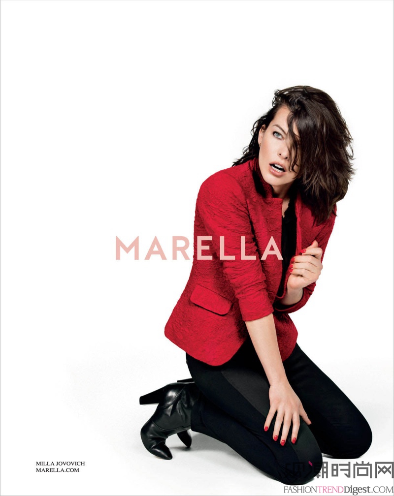 Milla Jovovich 代言Marella 2014秋冬广告