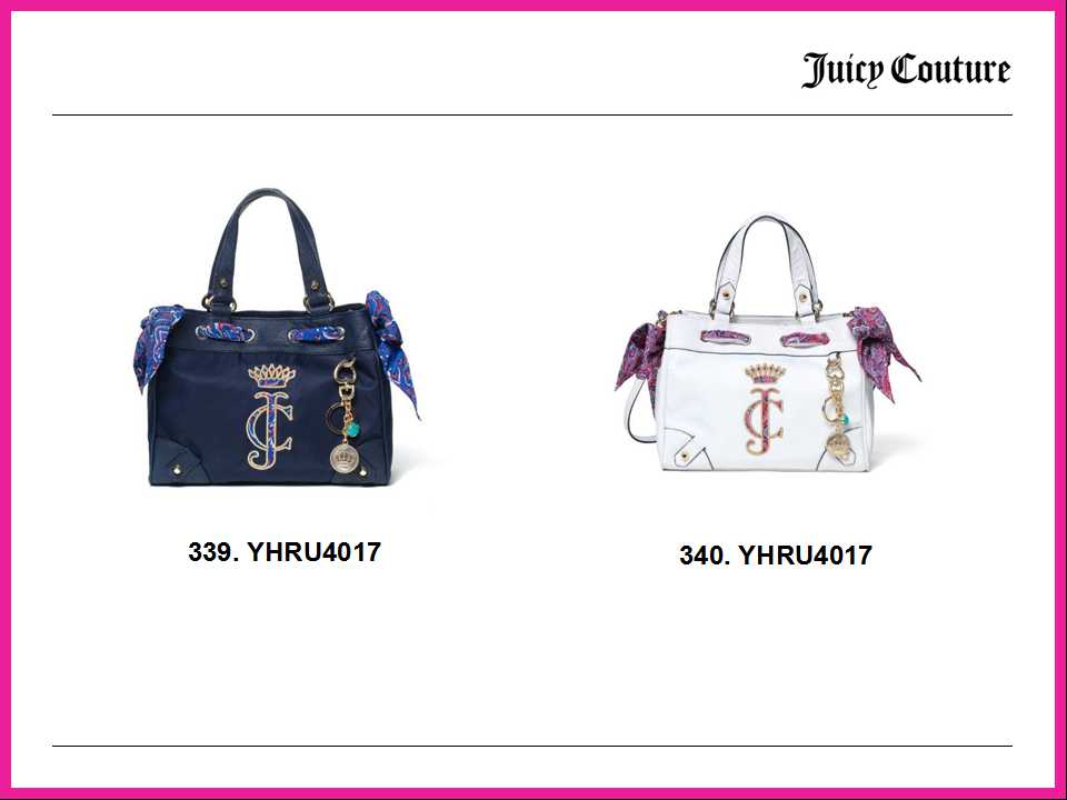 Juicy Couture 2014 春夏女装内衣配饰系列商品录