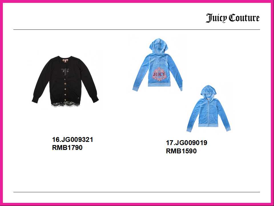 Juicy Couture 2014 ŮװϵƷ¼ͼƬ