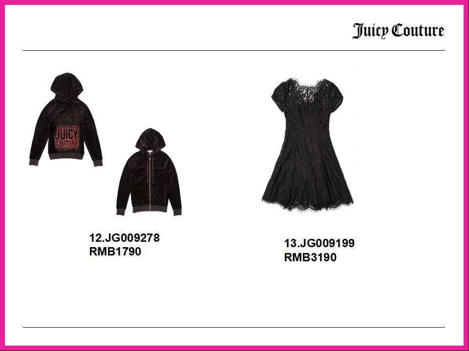 Juicy Couture 2014 ŮװϵƷ¼ͼƬ