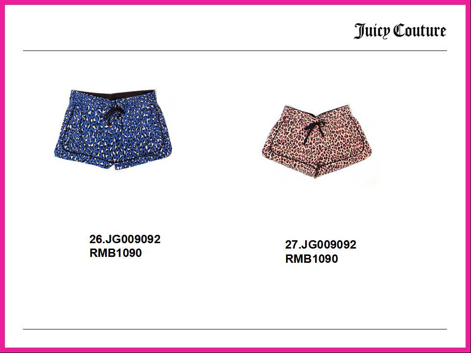 Juicy Couture 2014 ŮװϵƷ¼ͼƬ