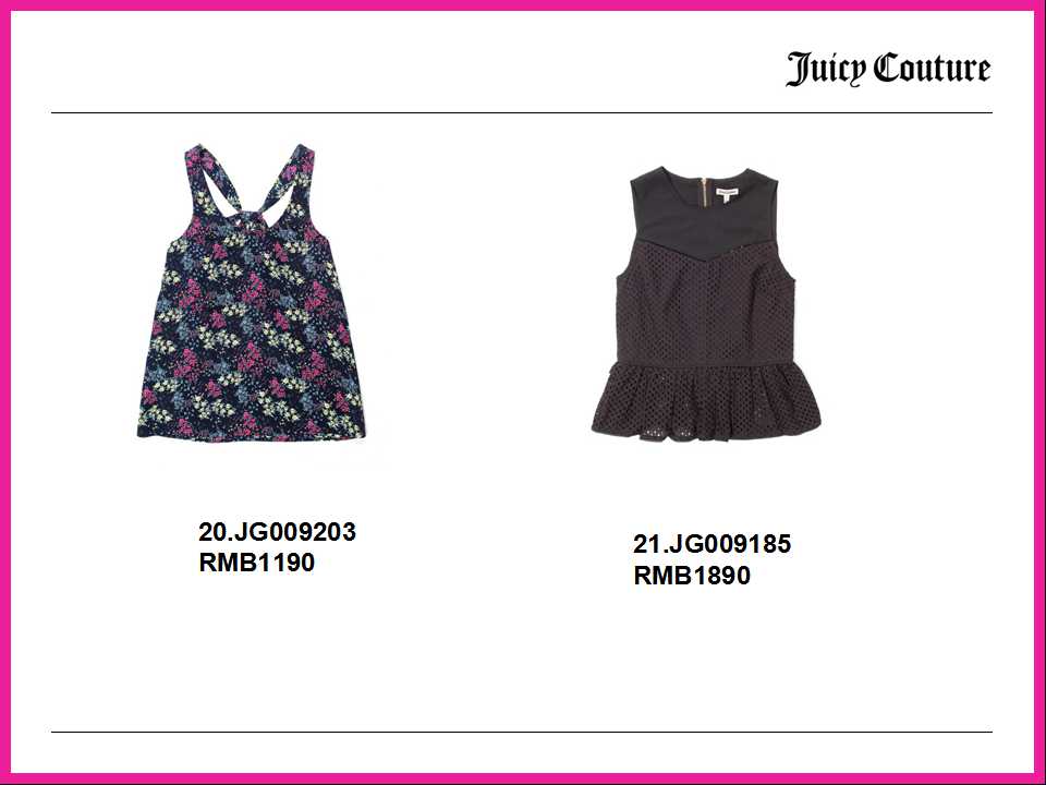 Juicy Couture 2014 ŮװϵƷ¼ͼƬ