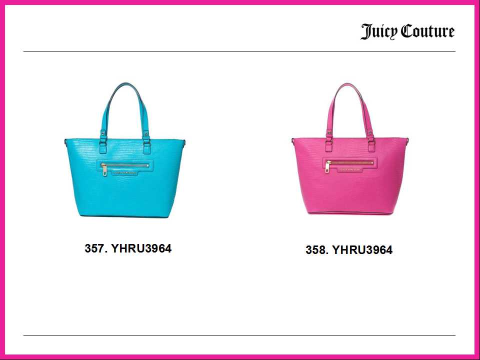 Juicy Couture 2014 春夏女装内衣配饰系列商品录