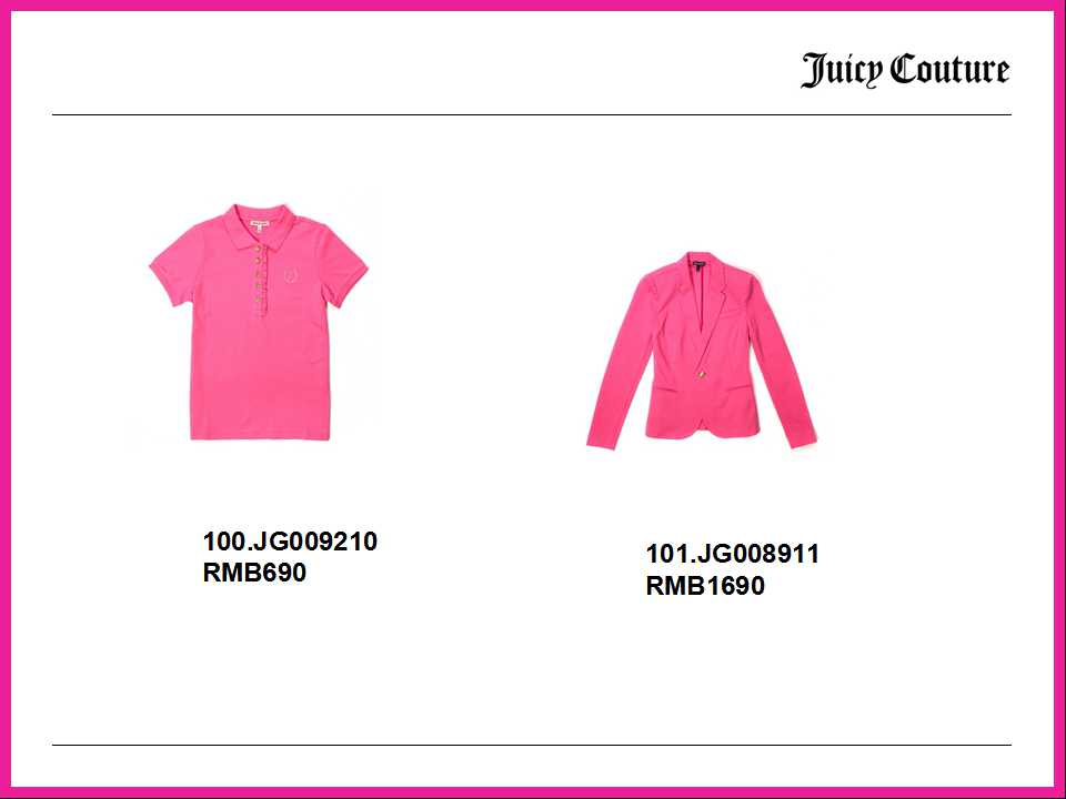 Juicy Couture 2014 ŮװϵƷ¼ͼƬ