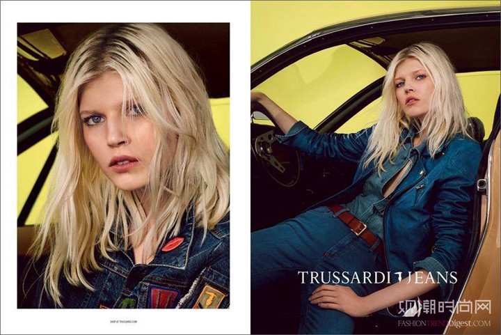 Trussardi 2015春夏牛仔系列广告