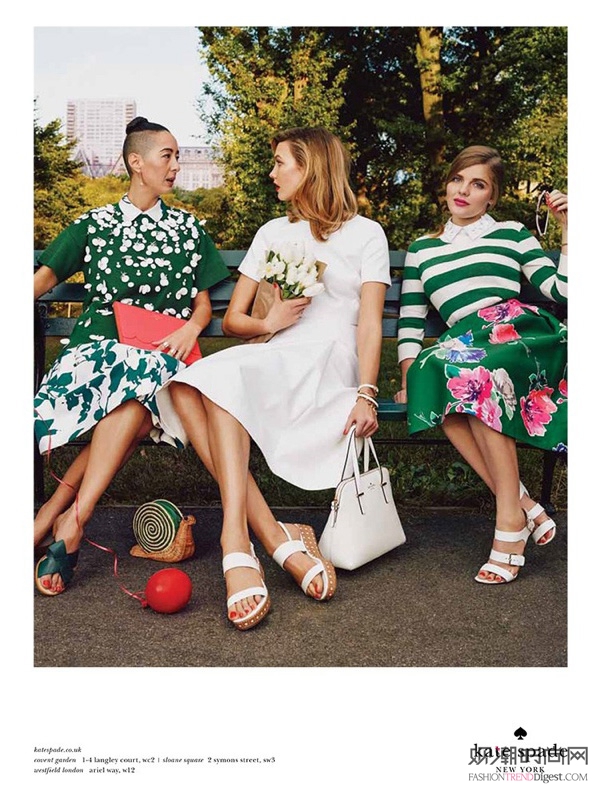 Kate Spade 2015春夏系列广告