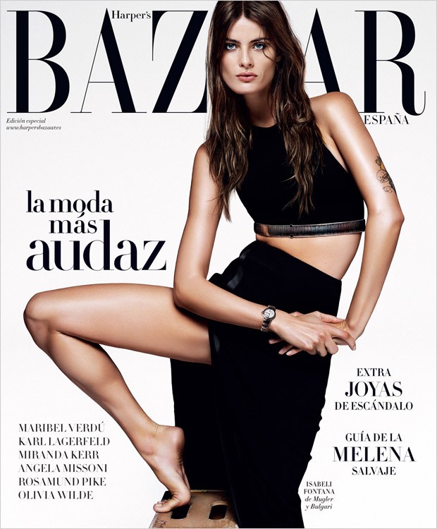 Isabeli Fontana登上西班牙版《Harper’s Bazaar》最新刊封面