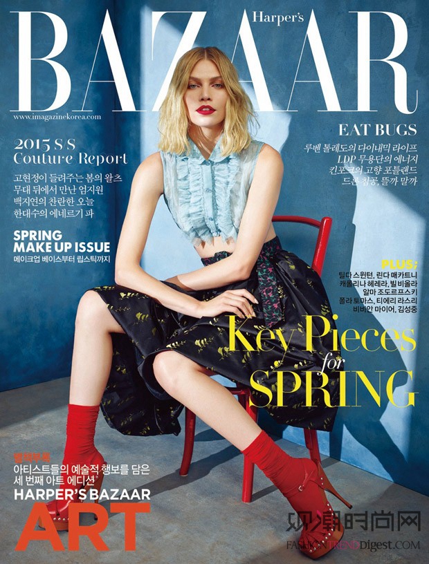 Aline WeberǺ桶Harper's Bazaar20154·ͼƬ