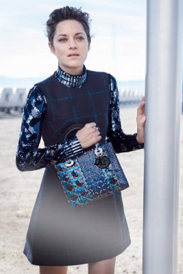 Marion Cotillard继续代言Lady Dior 最新手袋广告