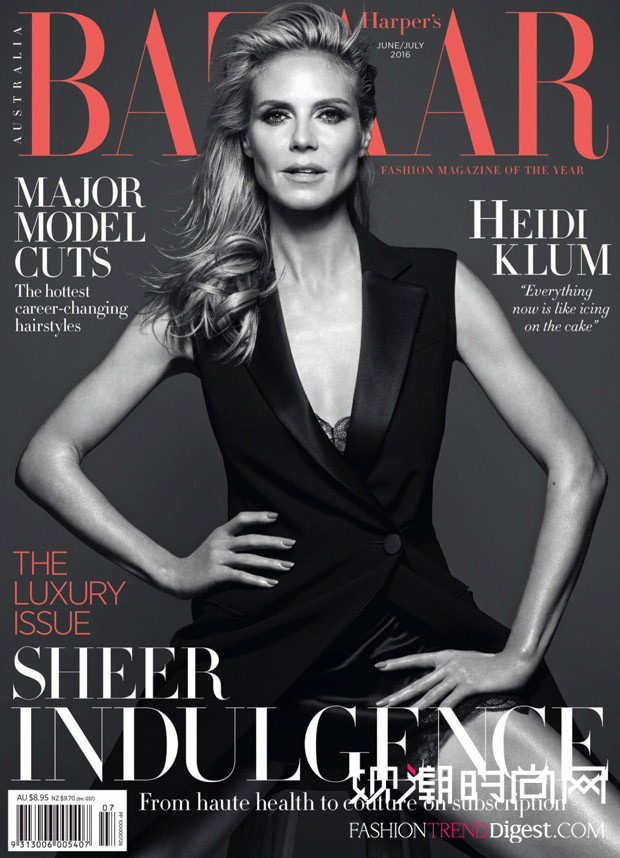 Heidi KlumϰĴ桶Harpers Bazaar201667s־DƬ