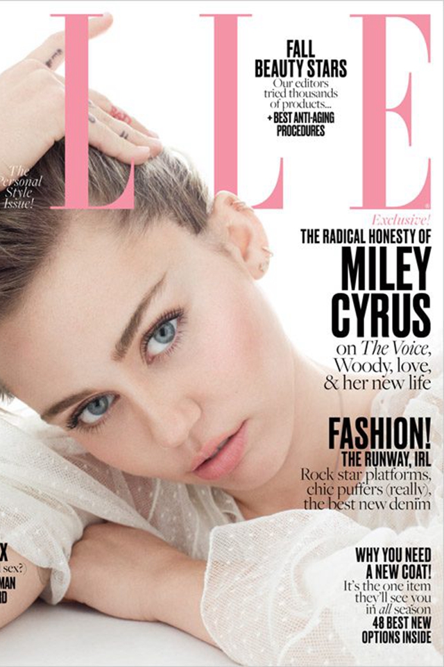 Miley CyrusΪ桶Elle201610¿