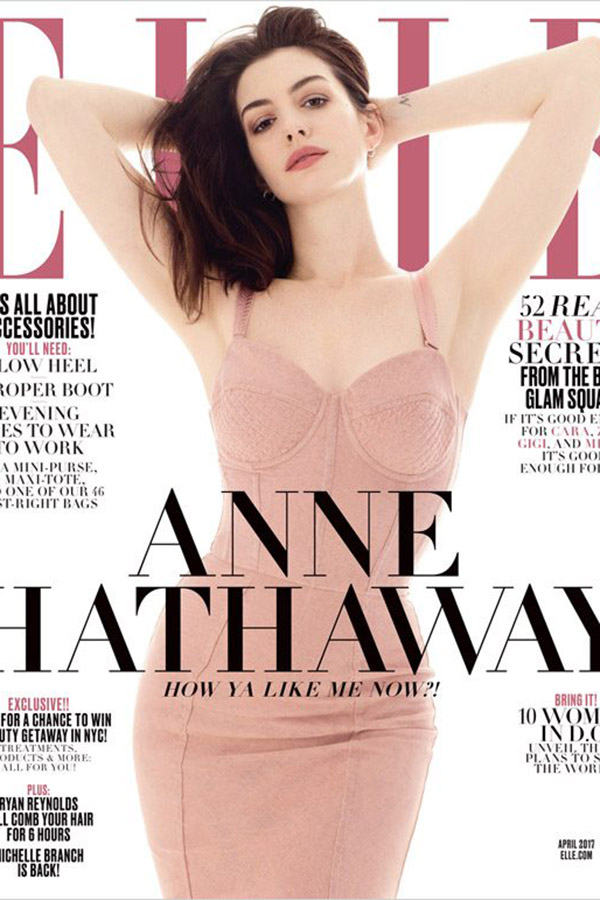 Anne Hathaway桶Elle20174־