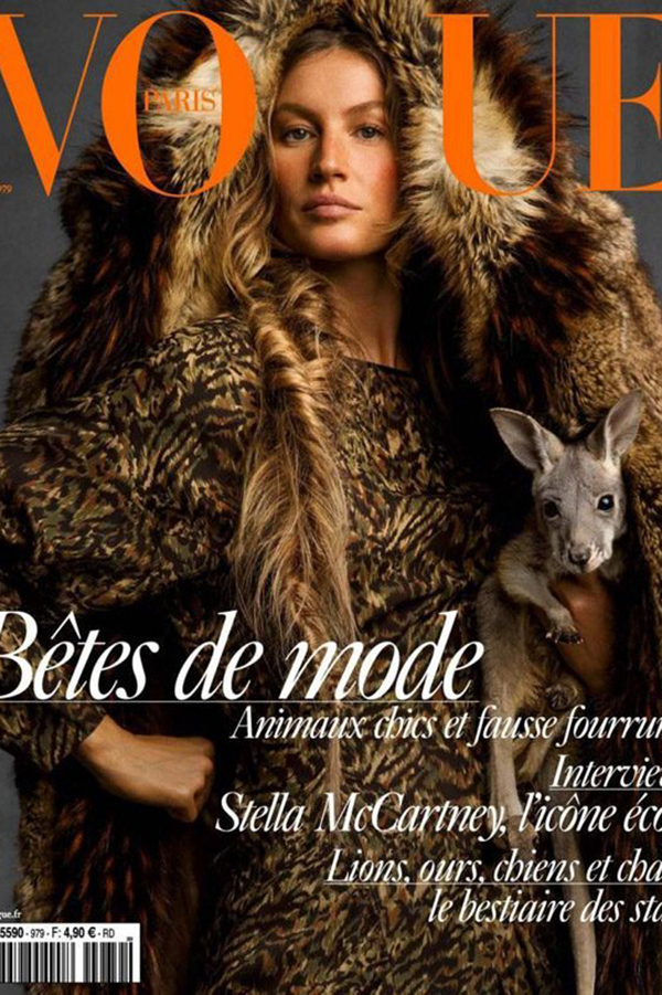Gisele Bundchen桶Vogue Hommes20178¿־