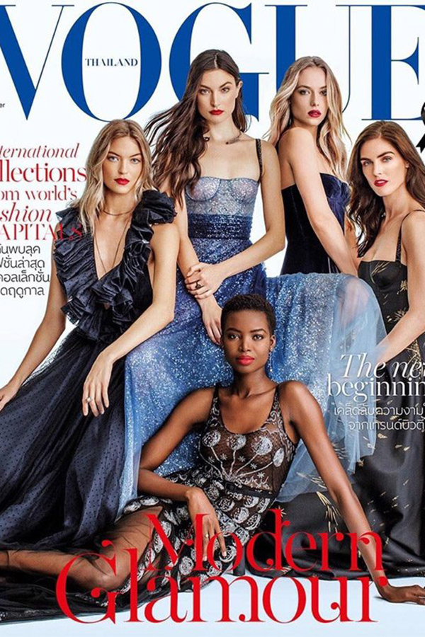 Hannah Ferguson, Hilary Rhoda, Jacquelyn Jablonski, Maria Borges, Martha Hunt̩桶Vogue20179־