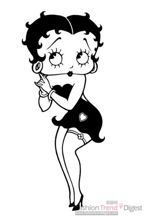 无论是外表还是性格,都与四零年代就开始流行的卡通形象betty boop