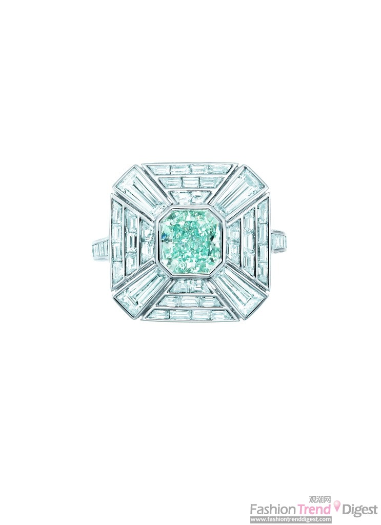 Tiffany & Co.蒂芙尼荣耀呈现珍罕彩色钻石