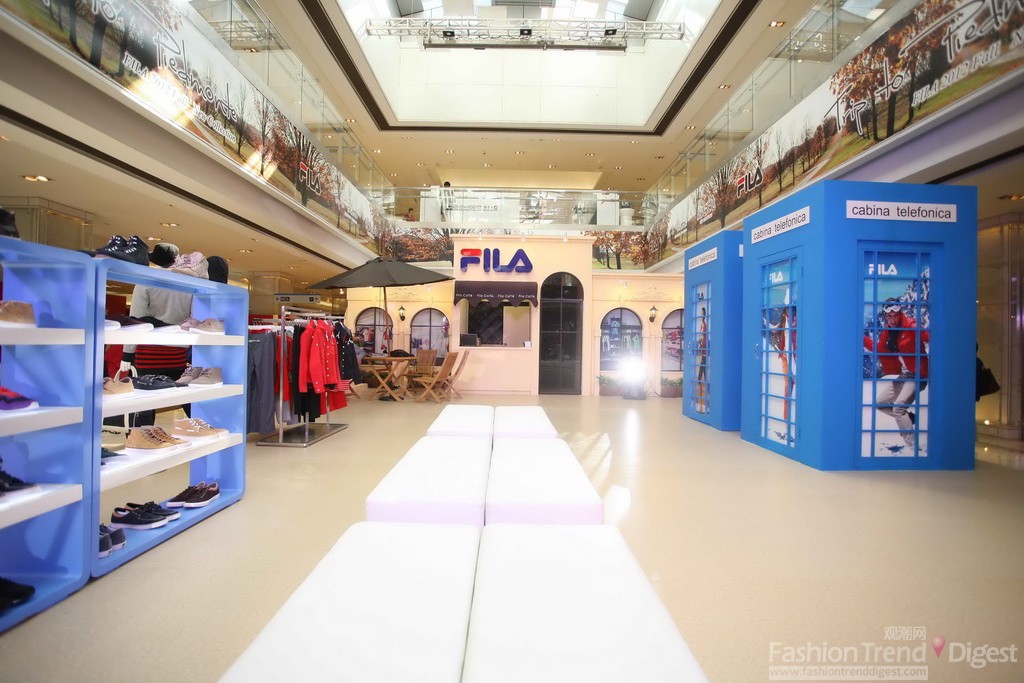 FILA 2012秋冬时尚登陆北京