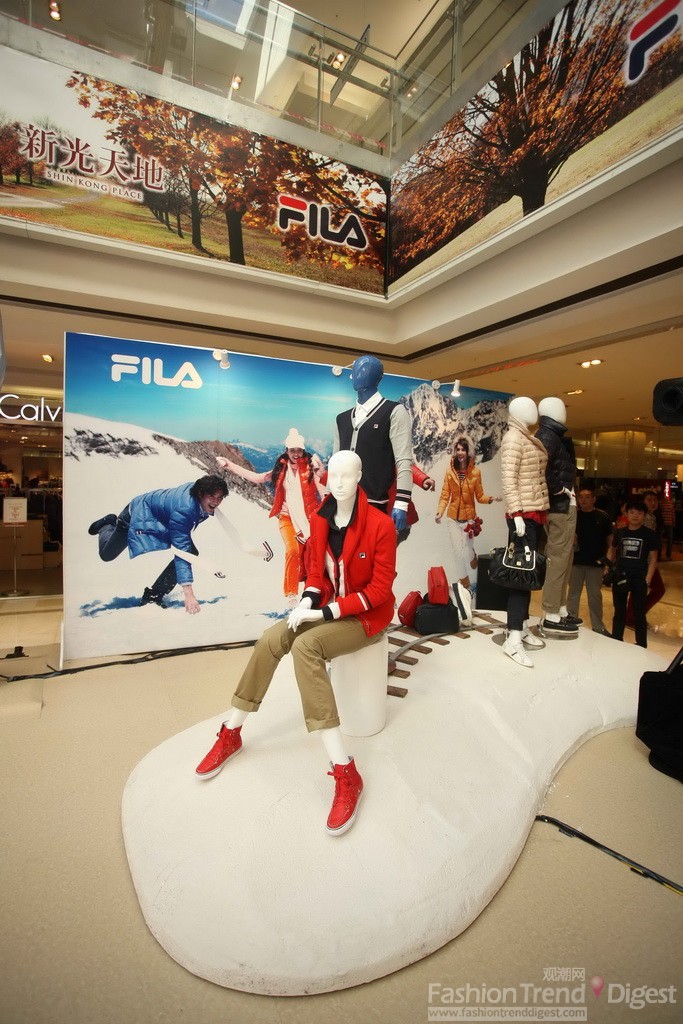 FILA 2012秋冬时尚登陆北京