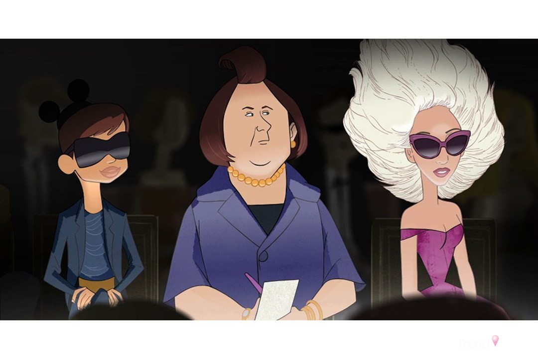 3 Bryan Boy, International Herald Tribune editor Suzy Menkes and Lady Gaga