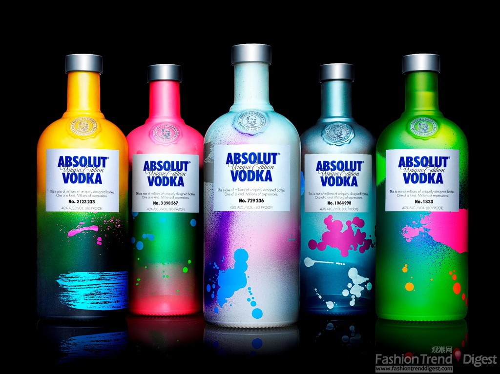 ABSOLUT UNIQUE“绝对不同”限量装伏特加惊艳上市