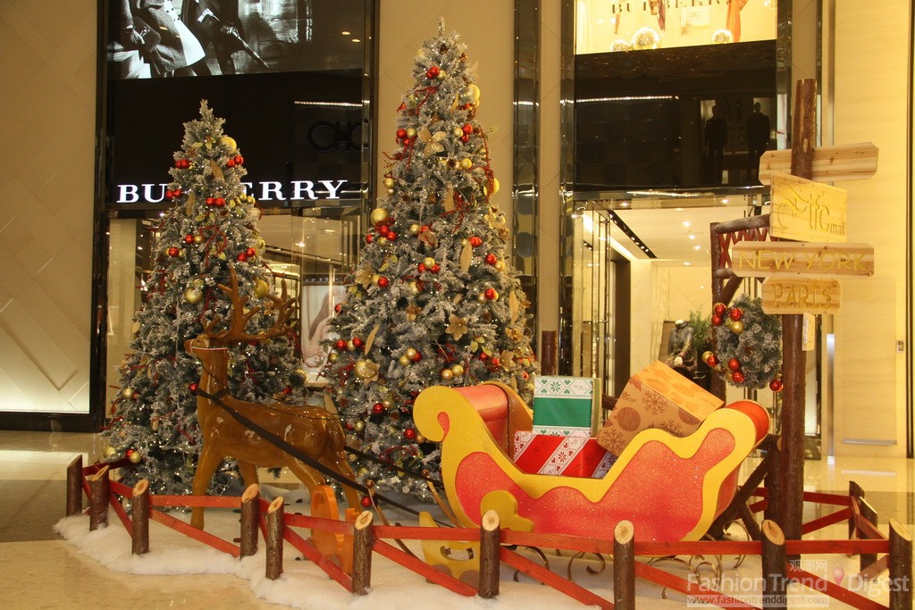 上海ifc商场 北欧童话王国妆点奇幻圣诞