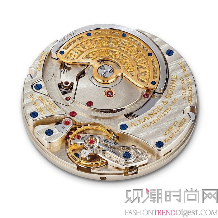 SAXONIA AUTOMATIC OUTSIZE DATE 配备归零装置与朗格大日历显示