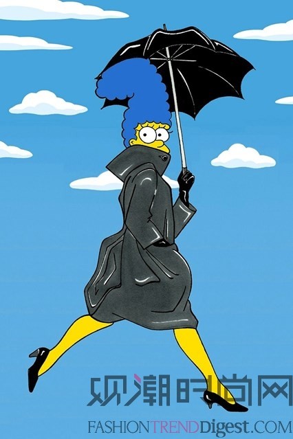 卡通人物Marge Simp...