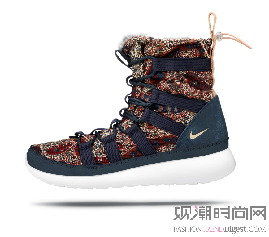 Nike X Liberty Collection冬季佩斯利印花系列运动鞋