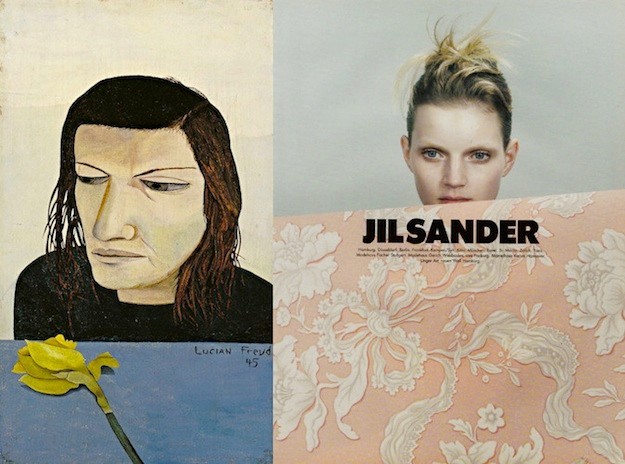 时装与艺术：Jil Sander与Lucian Freud