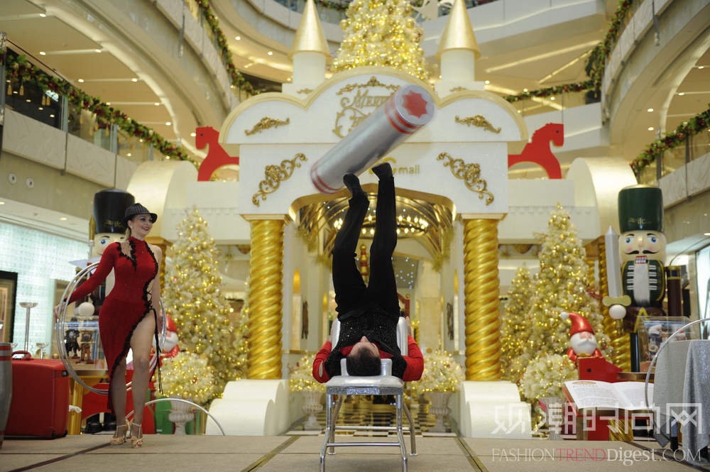 上海ifc商场2013年圣诞表演