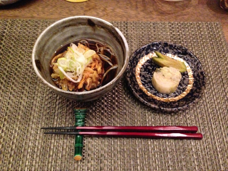 主食：海鲜菓饼荞麦面