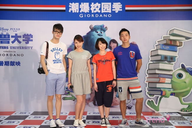 佐丹奴《Monsters University collection by Giordano》系列瞩目登場