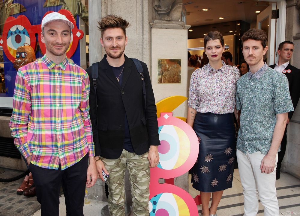 1 Karl Maier, Henry Holland, Pixie Geldof & Craig Redman