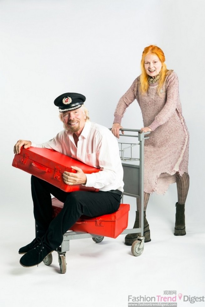 Vivienne Westwood&Richard Branson