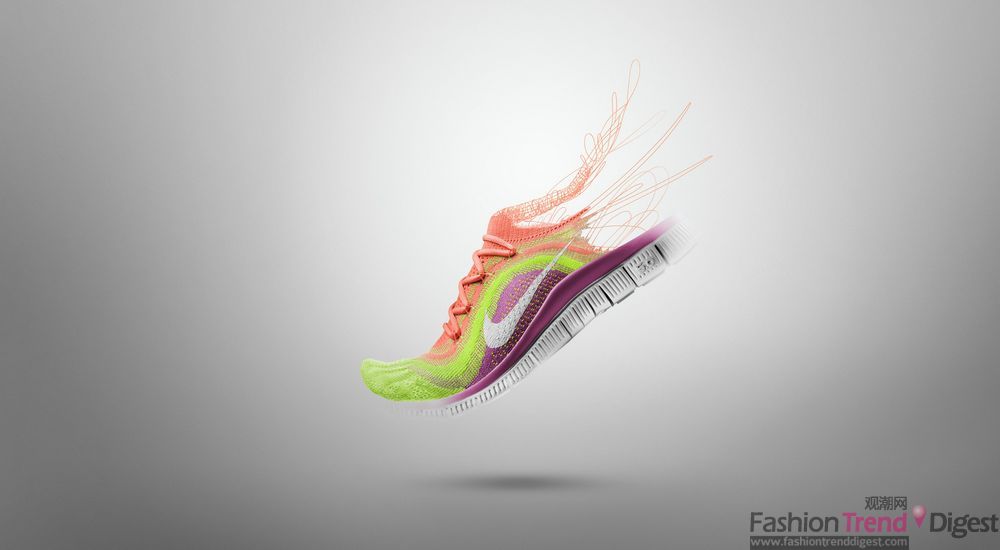 全新跑鞋Nike Free Flyknit——袜子般贴合